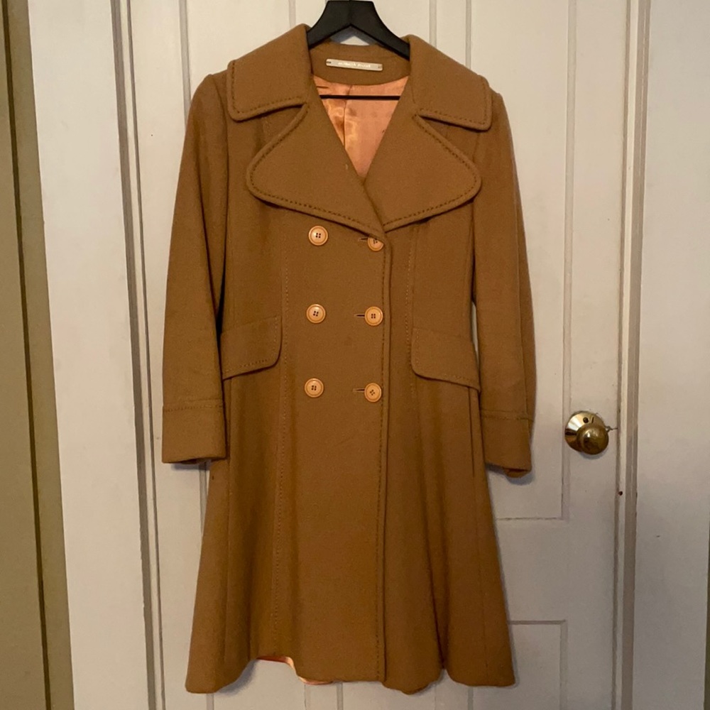 Vintage American Bazaar Wool trench coat